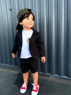 Blazer Social Infantil - Preto - comprar online