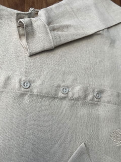 Camisa Social Linho Premium - Soft bege