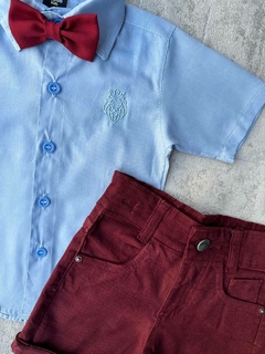 Conjunto Social Thiago - (4 pçs) - versão curta - Carlo Store Kids