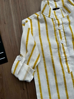 Camisa Linho Manga Longa - Coleção 25