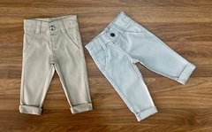 Calça Alfaiataria Bolso Faca - Cinza