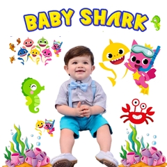 Conjunto Temático Baby Shark - (4 pçs) - versão curta - comprar online