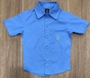 Camisa Social (manga curta) - Azul Bebê