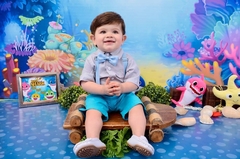 Conjunto Temático Baby Shark - (4 pçs) - versão curta na internet
