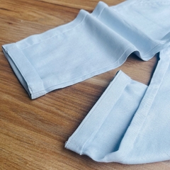 Calça Alfaiataria Linho Infantil - Azul Bebê - loja online