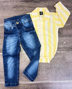 Conjunto Social Augusto - (2 pçs) - versão longa