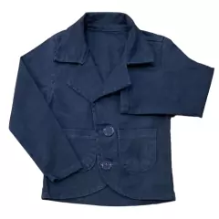 Conjunto Social Yuri - (3 peças) Blazer Azul Marinho, Calça Azul Marinho e Camisa branca na internet