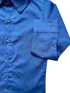 Camisa Social (manga longa) - Azul Marinho - comprar online