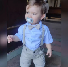 Conjunto Social Baby Matheus - (4 pçs) - versão curta na internet
