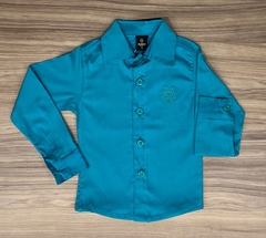 Camisa Social Rodrigo - Turquesa - comprar online