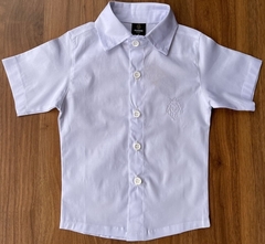 Conjunto Social Carlos Eduardo - (3 peças) Blazer Caramelo, Calça Caramelo, Camisa Branca - Carlo Store Kids