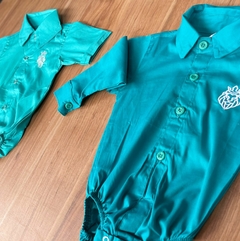 Body Social Rodrigo - Turquesa - longo - Carlo Store Kids