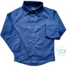 Camisa Social (manga longa) - Azul Marinho
