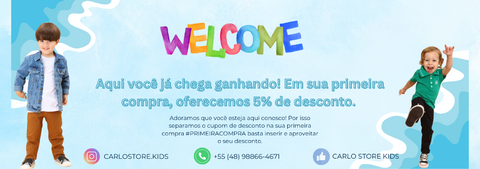 Imagem do banner rotativo Carlo Store Kids
