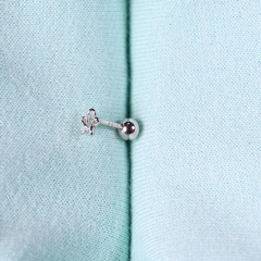 Piercing Estrela Helix ou Tragus em Prata 925
