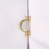 Piercing Tragus com Mini Zircônias Ouro 18k
