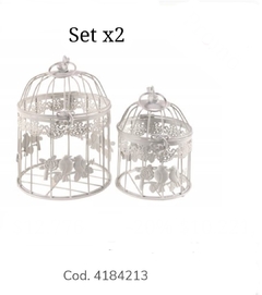 DECO JAULA SET X 2 COD.121/4184213
