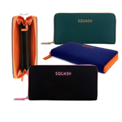 FICHERO SIMPLE C/CIERRE INTERIOR Y PORTA TARJETAS SQUASH COD. 223005