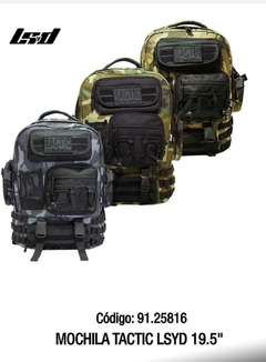 MOCHILA TACTIC LSYD 19.5” COD.40/91.25816