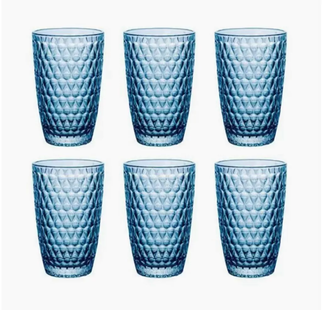 Copo gota azul