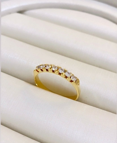 ANEL 7 PONTOS CRAVEJADO DE ZIRCONIA