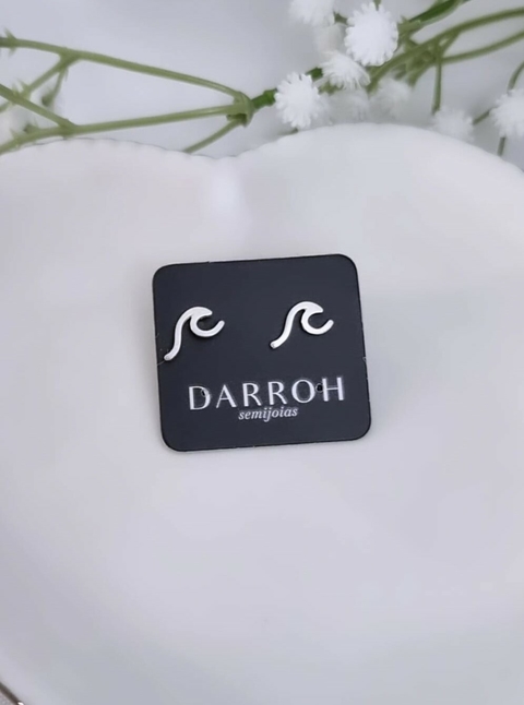 BRINCO ONDA EM PRATA 925