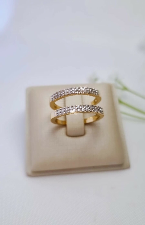 ANEL APARADOR 2 FILEIRAS CRAVEJADAS