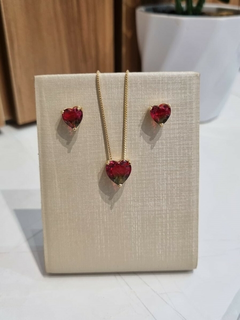 CONJUNTO CORAÇÃO MESCLADO