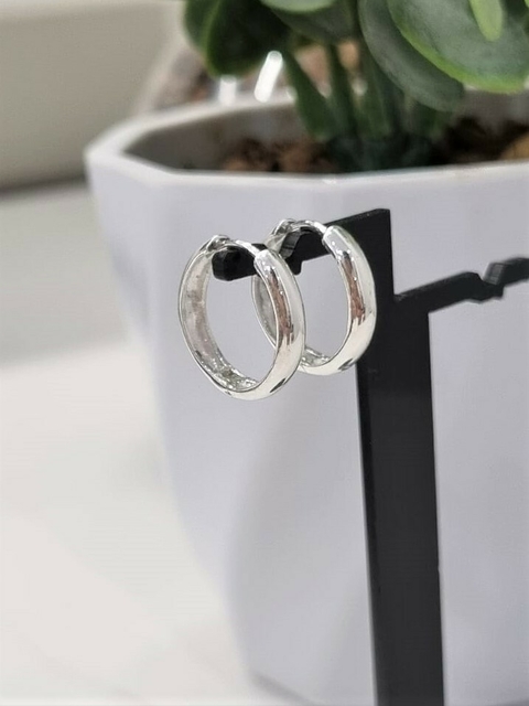 BRINCO ARGOLA CLIC G EM PRATA 925