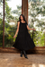 Vestido Lola preto em linho - comprar online