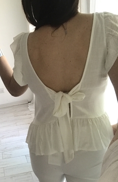 Blusa Simil lino Rufina color natural en internet