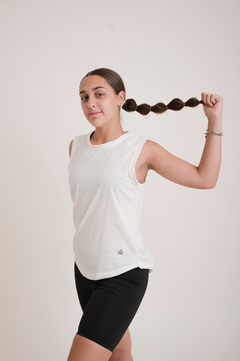 Remera sin mangas ROMA Blanco