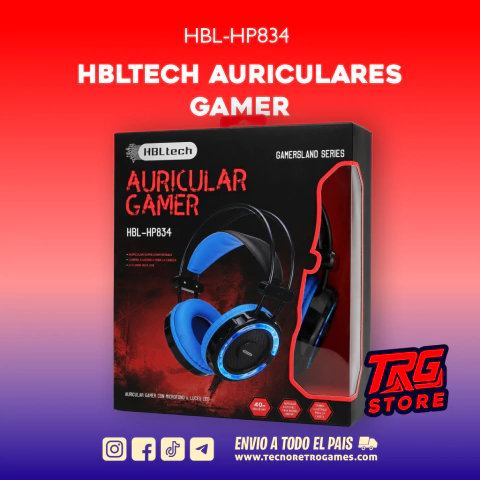 AURICULAR GAMER HBLTECH / HBL-HP834