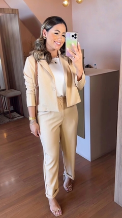 BLAZER CROPPED FIORELLA - comprar online