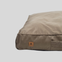 Cama Almofada Pet Bege Escuro Vivi For Pets