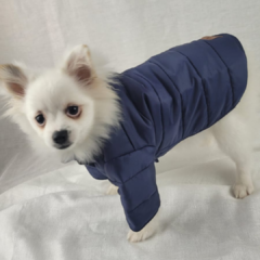 Jaqueta Puffer Azul Marinho Vivi For Pets - loja online