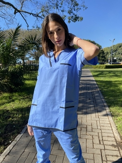 Ambo GALA con VIVOS - ARCIEL CELESTE Unisex en internet