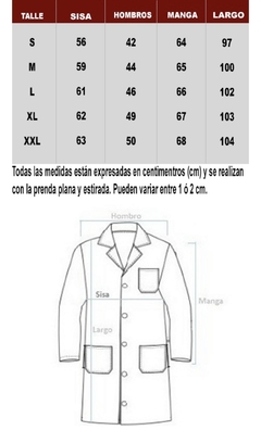 Imagen de Guardapolvo BASTIAN UNISEX