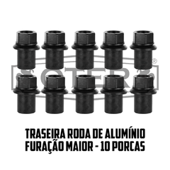 PORCA CENTRALIZADORA - CARRETAS - RANDON - TRASEIRA - 2 RODAS DE ALUMINIO FURAÇAO MAIOR DE 31MM - CHAVE 32 - 10 UNIDADES