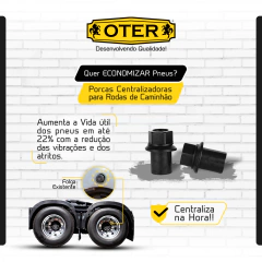 PORCA CENTRALIZADORA - SCANIA - 113-124-NTG - TRASEIRA - EIXO ORIGINAL > 2 RODAS DE ALUMINIO FURAÇÃO MAIOR DE 31MM - CHAVE 33 - 10 UNIDADES - comprar online