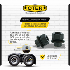 PORCA CENTRALIZADORA - FORD - 1313 AO 4532 ATUAIS 1419 AO 3133 - DIANTEIRA - RODA DE ALUMINIO - CHAVE 33 - 10 UNIDADES - comprar online