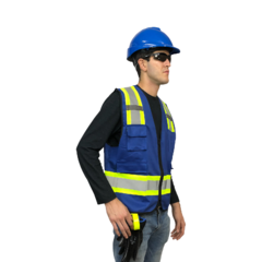 CHALECO SUPER RESCATISTA MARCA SAFETY TEXTIL (SR-1035AM) en internet