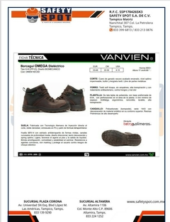 ZAPATO BORCEGUÍ OMEGA COLOR CAFE (VANVIEN ) - tienda en línea