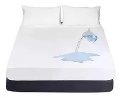 Cubre Colchón Funda Impermeable Protec Dos Plazas 190x140x29