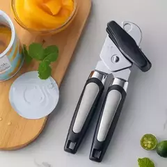 Abrelatas Profesional Filoshark Acero Abre Latas Y Botellas Color Negro en internet