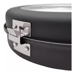 Sarten Doble 24 Cm Antiadherente Hudson CP-24 Tortilla Papa Color Negro en internet