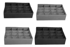 Set x4 Organizador De Cajón Para Ropa Interior 16 Espacios - comprar online