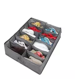 Set x3 Organizador De Zapatos Bajo Cama 12 Espacios en internet
