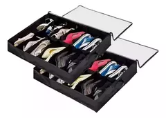 Set x2 Organizador De Zapatos Bajo Cama 12 Espacios - comprar online