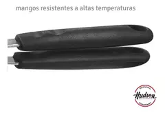 Sarten Doble Antiadherente Hudson 20 Cm Tortilla Aluminio Color Negro en internet